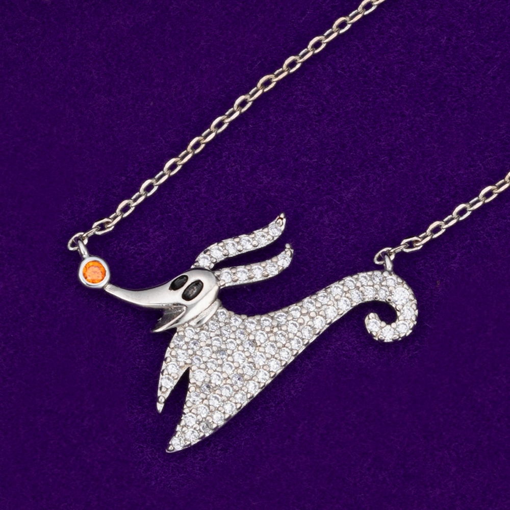 Disney Nightmare Before Christmas Zero Necklace, Charmed Aroma
